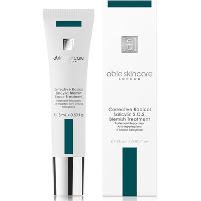Able Skincare - Traitement Réparateur anti-imperfections à l'Acide Salicylique - 15ml OS - Publicité Able Skincare - Traitement Réparateur anti-imperfections à l'Acide Salicylique - 15ml OS - Publicité