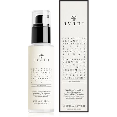 Avant Skincare - Soin de Jour Anti-Rougeurs aux Céramides Apaisantes - 50 ml OS - Publicité Avant Skincare - Soin de Jour Anti-Rougeurs aux Céramides Apaisantes - 50 ml OS - Publicité