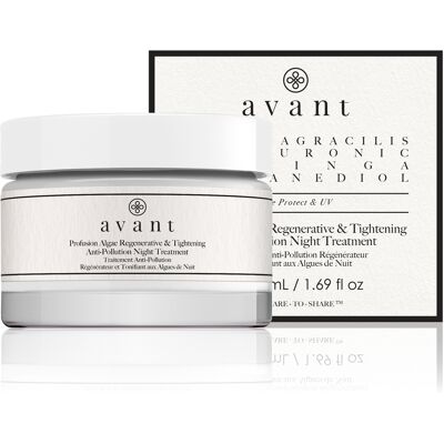 Avant Skincare - Age Protect & UV Profusion Algae Night Treatment - Publicité Avant Skincare - Age Protect & UV Profusion Algae Night Treatment - Publicité