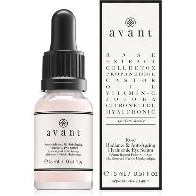Avant Skincare - Age Nutri Revive Rose Radiance & Anti-ageing Hyaluronic Eye Serum - Sérum yeux - Publicité Avant Skincare - Age Nutri Revive Rose Radiance & Anti-ageing Hyaluronic Eye Serum - Sérum yeux - Publicité