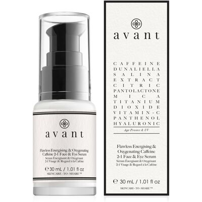 Avant Skincare - Sérum Énergisant & Oxygénant 2-1 Visage & Regard à la Caféine - 30 ml OS - Publicité Avant Skincare - Sérum Énergisant & Oxygénant 2-1 Visage & Regard à la Caféine - 30 ml OS - Publicité