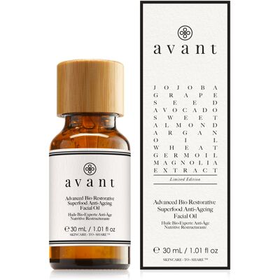 Avant Skincare Édition Limitée Huile Visage Superfood Avancée - Huile Visage - Publicité Avant Skincare Édition Limitée Huile Visage Superfood Avancée - Huile Visage - Publicité