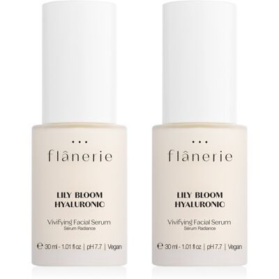 Flânerie - 2 Sérums Radiance à l'acide hyaluronique - 30 ml OS - Publicité Flânerie - 2 Sérums Radiance à l'acide hyaluronique - 30 ml OS - Publicité