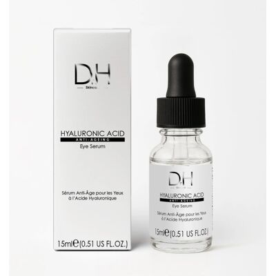 Dr. H - Sérum contour des yeux anti-âge à l'acide hyaluronique 5 % - 15 ml OS - Publicité Dr. H - Sérum contour des yeux anti-âge à l'acide hyaluronique 5 % - 15 ml OS - Publicité