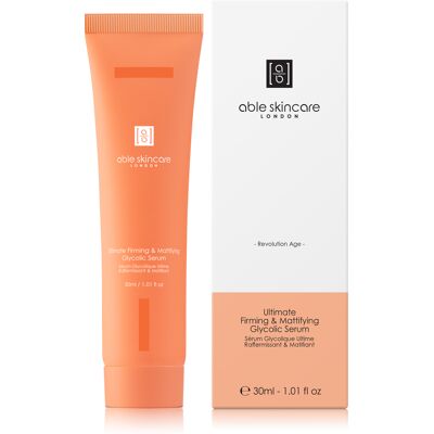 Able Skincare - Sérum Glycolique Raffermissant & Matifiant Ultime OS - Publicité Able Skincare - Sérum Glycolique Raffermissant & Matifiant Ultime OS - Publicité