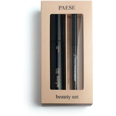 Paese - Coffret beauté Classy mascara Adore 3D et eyeliner Linéa noir OS - Publicité Paese - Coffret beauté Classy mascara Adore 3D et eyeliner Linéa noir OS - Publicité