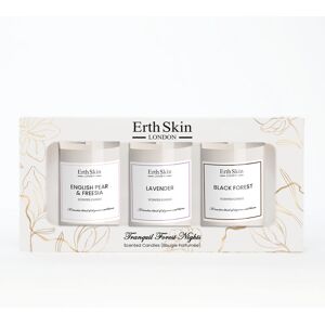 Erth Skin London - 3 Bougies parfumées nuits tranquilles en forêt OS - Publicité Erth Skin London - 3 Bougies parfumées nuits tranquilles en forêt OS - Publicité