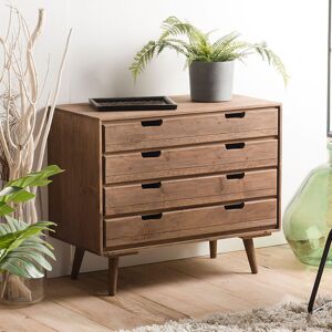 MACABANE Andrew - Commode 4 tiroirs - Style scandinave - Publicité MACABANE Andrew - Commode 4 tiroirs - Style scandinave - Publicité