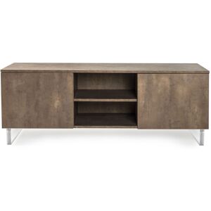 Iplex - Meuble TV corten marron - 160x55x55 cm OS - Publicité Iplex - Meuble TV corten marron - 160x55x55 cm OS - Publicité