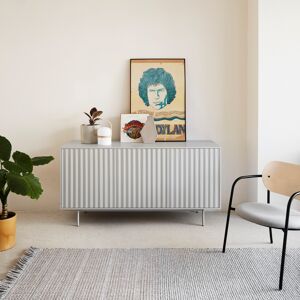 Teulat - Buffet Sierra 3 portes et 3 tiroirs intérieurs gris clair - 159,2x47x79,6cm OS - Publicité Teulat - Buffet Sierra 3 portes et 3 tiroirs intérieurs gris clair - 159,2x47x79,6cm OS - Publicité
