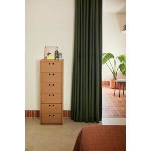 Teulat - Commode haute Wally MDF naturelle - 40x40x118cm OS - Publicité Teulat - Commode haute Wally MDF naturelle - 40x40x118cm OS - Publicité