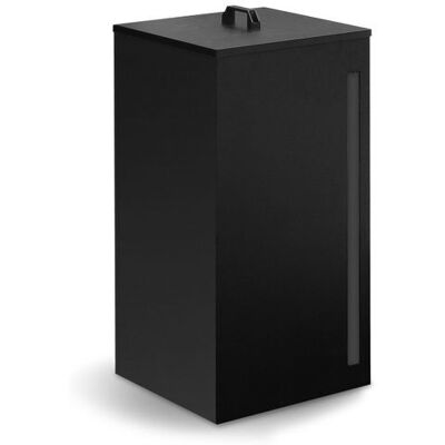 Idomya - Réservoir à granules et pellets 70L noir - 36x36x76 cm OS - Publicité Idomya - Réservoir à granules et pellets 70L noir - 36x36x76 cm OS - Publicité