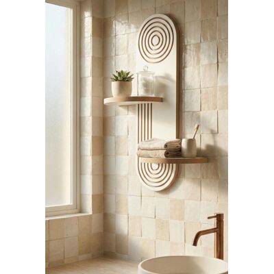 Homitis - Étagère murale Artmtkwll3 blanche - 26x13x35 cm OS - Publicité Homitis - Étagère murale Artmtkwll3 blanche - 26x13x35 cm OS - Publicité