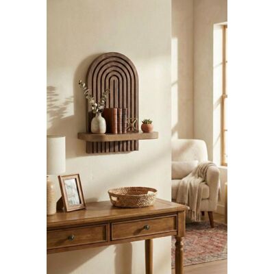 Homitis - Étagère murale Artmtkwll1D wengé - 26x13x35 cm OS - Publicité Homitis - Étagère murale Artmtkwll1D wengé - 26x13x35 cm OS - Publicité