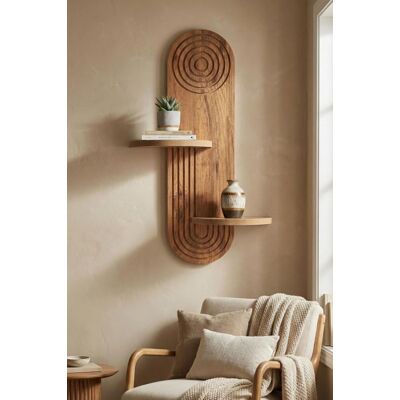 Homitis - Étagère murale Artmtkwll3 chêne - 26x13x35 cm OS - Publicité Homitis - Étagère murale Artmtkwll3 chêne - 26x13x35 cm OS - Publicité
