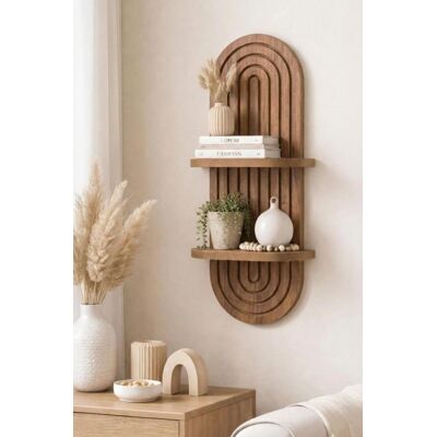 Homitis - Étagère murale Artmtkwll2D chêne - 26x13x35 cm OS - Publicité Homitis - Étagère murale Artmtkwll2D chêne - 26x13x35 cm OS - Publicité