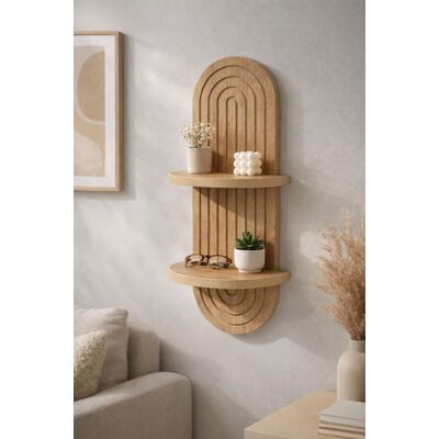 Homitis - Étagère murale Artmtkwll2 chêne - 20x13x70 cm OS - Publicité Homitis - Étagère murale Artmtkwll2 chêne - 20x13x70 cm OS - Publicité