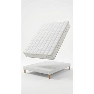 Sommeil & Tradition - Pack Matelas Magal 25 cm + Sommier blancs - 160x200 cm 160x200 cm - Publicité Sommeil & Tradition - Pack Matelas Magal 25 cm + Sommier blancs - 160x200 cm 160x200 cm - Publicité