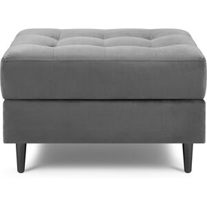 Milo Casa - Pouf Velours Santo gris clair - 60x70x46 cm OS - Publicité Milo Casa - Pouf Velours Santo gris clair - 60x70x46 cm OS - Publicité