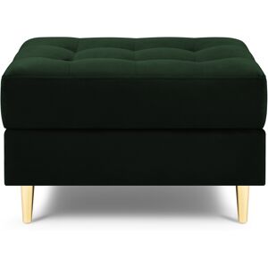 Milo Casa - Pouf Velours Santo vert bouteille - 60x70x46 cm OS - Publicité Milo Casa - Pouf Velours Santo vert bouteille - 60x70x46 cm OS - Publicité