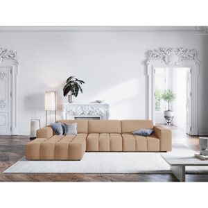 CXL by Christian Lacroix - Canapé d'angle gauche Velours Luc 4 Places beige foncé - 284x166x70 cm OS - Publicité CXL by Christian Lacroix - Canapé d'angle gauche Velours Luc 4 Places beige foncé - 284x166x70 cm OS - Publicité