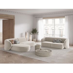 CXL by Christian Lacroix - Canapé d'angle Velours Ouvert à Gauche Modulable Lionel 4 Places beige - 227x155x74 cm OS - Publicité CXL by Christian Lacroix - Canapé d'angle Velours Ouvert à Gauche Modulable Lionel 4 Places beige - 227x155x74 cm OS - Publicité