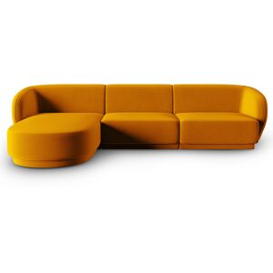 CXL by Christian Lacroix - Canapé d'angle Gauche Modulaire Velours Lionel 4 Places jaune - 259x155x74 cm OS - Publicité CXL by Christian Lacroix - Canapé d'angle Gauche Modulaire Velours Lionel 4 Places jaune - 259x155x74 cm OS - Publicité