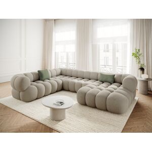 CXL by Christian Lacroix - Canapé d'angle gauche panoramique modulable Maurice beige foncé - 335x245x70 cm OS - Publicité CXL by Christian Lacroix - Canapé d'angle gauche panoramique modulable Maurice beige foncé - 335x245x70 cm OS - Publicité