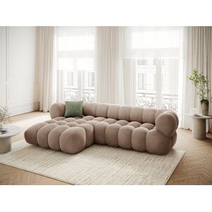CXL by Christian Lacroix - Canapé d'angle gauche velours modulable Maurice beige foncé - 270x165x70 cm OS - Publicité CXL by Christian Lacroix - Canapé d'angle gauche velours modulable Maurice beige foncé - 270x165x70 cm OS - Publicité