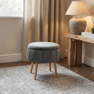 Homitis - Pouf Berlin Babyface anthracite - D. 45 cm x 3 cm x H . 24.5 cm OS - Publicité Homitis - Pouf Berlin Babyface anthracite - D. 45 cm x 3 cm x H . 24.5 cm OS - Publicité