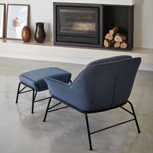 Teulat - Pouf Sadira bleu pétrole - 69x43x43cm OS - Publicité Teulat - Pouf Sadira bleu pétrole - 69x43x43cm OS - Publicité
