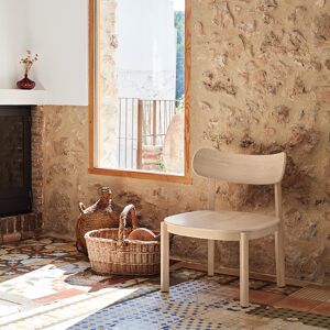 Teulat - Fauteuil lounge Nara naturel clair - 59.5x59.5x77cm OS - Publicité Teulat - Fauteuil lounge Nara naturel clair - 59.5x59.5x77cm OS - Publicité