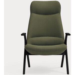 Teulat - Fauteuil grand format 68226 Dins vert foncé avec pieds noirs - 74x80x43/118cm OS - Publicité Teulat - Fauteuil grand format 68226 Dins vert foncé avec pieds noirs - 74x80x43/118cm OS - Publicité