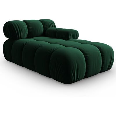 Milo Casa - Méridienne en Velours Droite Tropea vert bouteille - 157x97x62 cm OS - Publicité Milo Casa - Méridienne en Velours Droite Tropea vert bouteille - 157x97x62 cm OS - Publicité