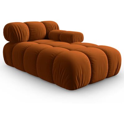 Milo Casa - Méridienne en Velours Droite Tropea terracotta - 157x97x62 cm OS - Publicité Milo Casa - Méridienne en Velours Droite Tropea terracotta - 157x97x62 cm OS - Publicité