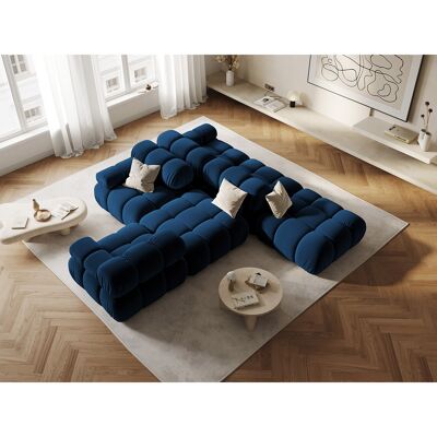 Milo Casa - Chauffeuse Gauche Velours Tropea 4 Places bleu roi - 282x94x63 cm OS - Publicité Milo Casa - Chauffeuse Gauche Velours Tropea 4 Places bleu roi - 282x94x63 cm OS - Publicité