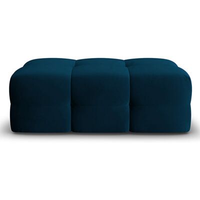 Micadoni Limited Edition - Pouf Velours Kendal bleu marine - 104x72x45 cm OS - Publicité Micadoni Limited Edition - Pouf Velours Kendal bleu marine - 104x72x45 cm OS - Publicité