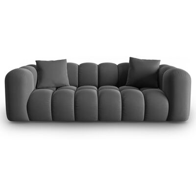 Windsor & Co - Canapé modulaire en Velours Halley 3 places gris - 228x87x70 cm OS - Publicité Windsor & Co - Canapé modulaire en Velours Halley 3 places gris - 228x87x70 cm OS - Publicité