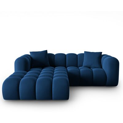 Windsor & Co - Canapé d'angle gauche en Velours Halley 3 places bleu roi - 228x175x70 cm OS - Publicité Windsor & Co - Canapé d'angle gauche en Velours Halley 3 places bleu roi - 228x175x70 cm OS - Publicité