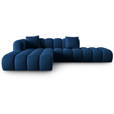 Windsor & Co - Canapé d'angle gauche en Velours Halley 5 places bleu roi - 294x175x70 cm OS - Publicité Windsor & Co - Canapé d'angle gauche en Velours Halley 5 places bleu roi - 294x175x70 cm OS - Publicité