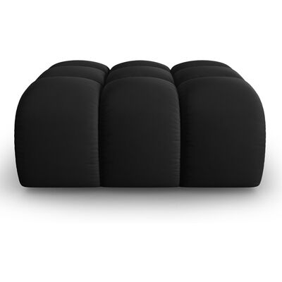 Windsor & Co - Pouf en Velours Halley noir - 90x87x40 cm OS - Publicité Windsor & Co - Pouf en Velours Halley noir - 90x87x40 cm OS - Publicité