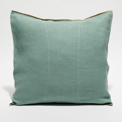 Apotheca - Housse de coussin en lin lavé jade - 45x45 cm 45x45 cm - Publicité Apotheca - Housse de coussin en lin lavé jade - 45x45 cm 45x45 cm - Publicité