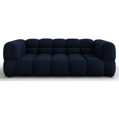 Mazzini Sofas - Canapé Velours Aster 3 Places bleu roi - 214x102x75 cm OS - Publicité Mazzini Sofas - Canapé Velours Aster 3 Places bleu roi - 214x102x75 cm OS - Publicité