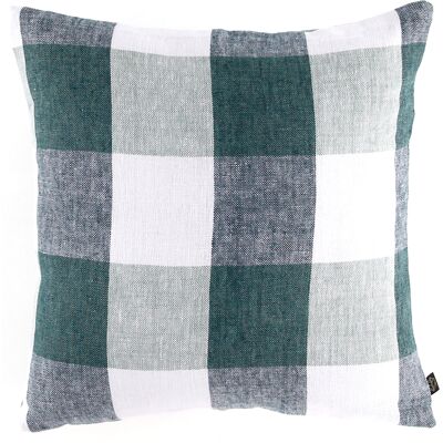 Haomy - Housse de coussin 100% Lin Palma céladon - 45x45 cm OS - Publicité Haomy - Housse de coussin 100% Lin Palma céladon - 45x45 cm OS - Publicité