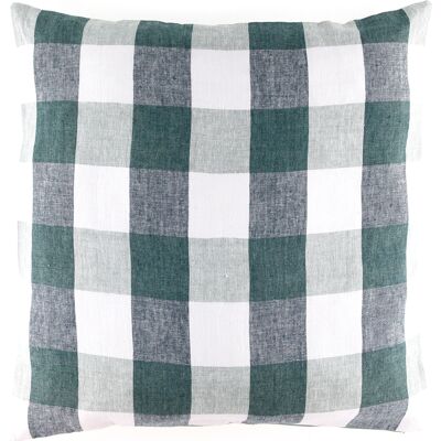 Haomy - Housse de coussin 100% Lin Palma céladon - 80x80 cm OS - Publicité Haomy - Housse de coussin 100% Lin Palma céladon - 80x80 cm OS - Publicité