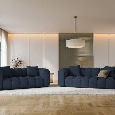 Maison Héritage - Canapé Arden 3 Places bleu roi - 208x94x70 cm OS - Publicité Maison Héritage - Canapé Arden 3 Places bleu roi - 208x94x70 cm OS - Publicité