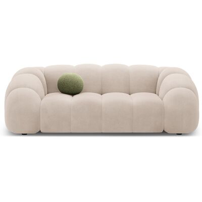 CXL by Christian Lacroix - Canapé Velours Lyna 3 Places beige - 212x114x72 cm OS - Publicité CXL by Christian Lacroix - Canapé Velours Lyna 3 Places beige - 212x114x72 cm OS - Publicité