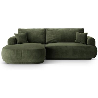 CXL by Christian Lacroix - Canapé Angle Gauche Modulable Velours convertible Adriana 5 Places vert - 271x174x94 cm OS - Publicité CXL by Christian Lacroix - Canapé Angle Gauche Modulable Velours convertible Adriana 5 Places vert - 271x174x94 cm OS - Publicité
