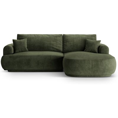 CXL by Christian Lacroix - Canapé Angle Droit Modulable Velours convertible Adriana 5 Places vert - 271x174x94 cm OS - Publicité CXL by Christian Lacroix - Canapé Angle Droit Modulable Velours convertible Adriana 5 Places vert - 271x174x94 cm OS - Publicité