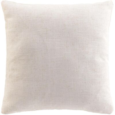 Douceur d'intérieur - Coussin déhoussable Pauline blanc - 45x45 cm 45x45 cm - Publicité Douceur d'intérieur - Coussin déhoussable Pauline blanc - 45x45 cm 45x45 cm - Publicité